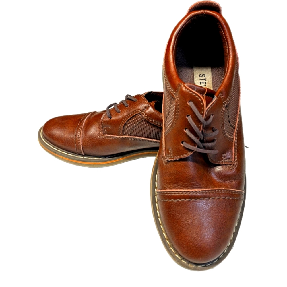 Steve Madden Kids Leather Dress Shoes Sz 12